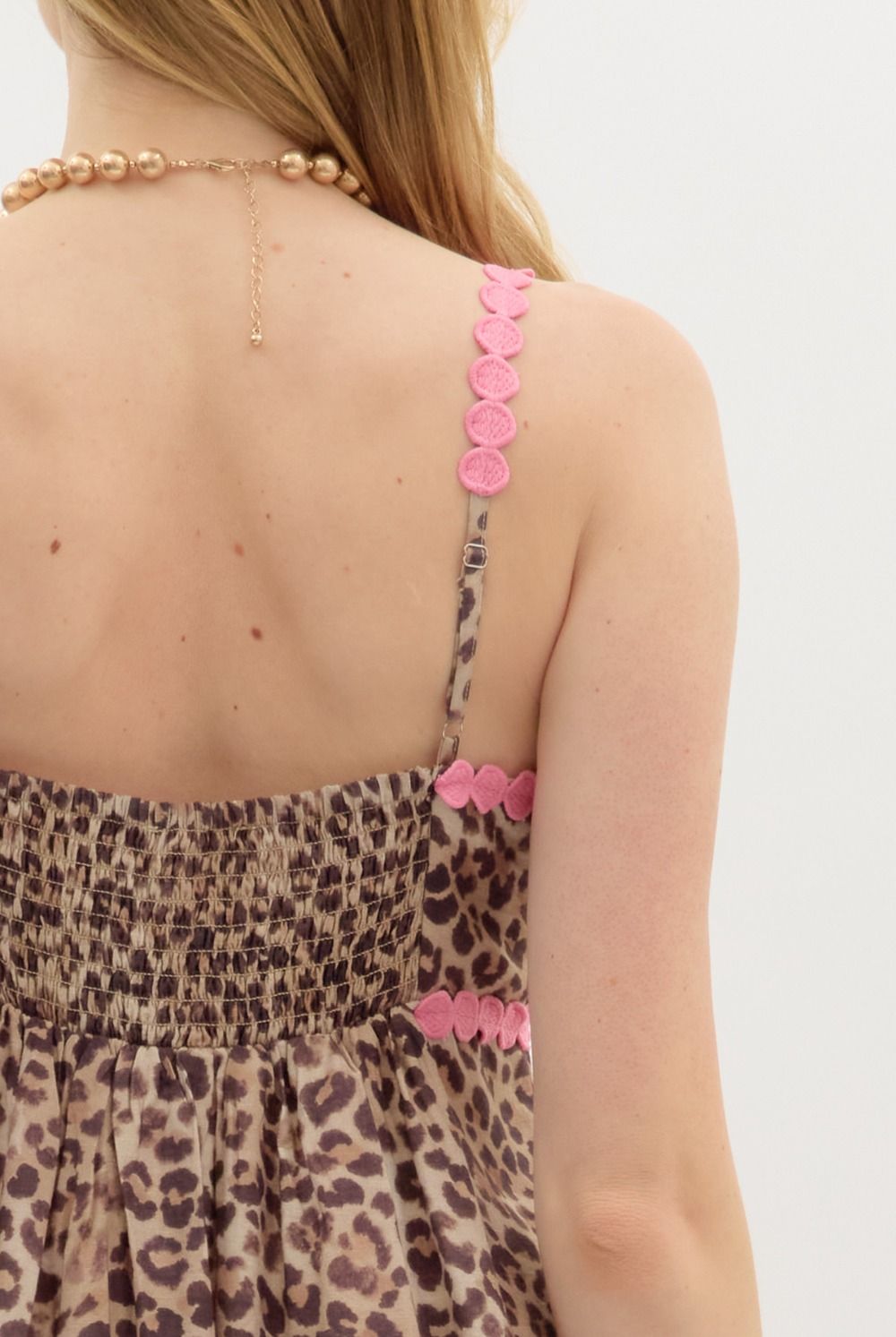 The Sutton Leopard & Pink Dress