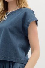 The Krissy Denim Top