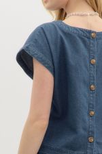 The Krissy Denim Top