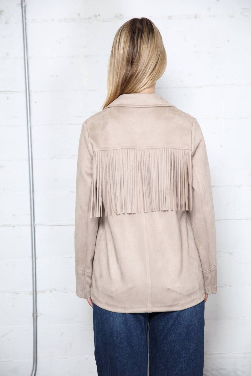 The Loretta Western Fringe Blazer