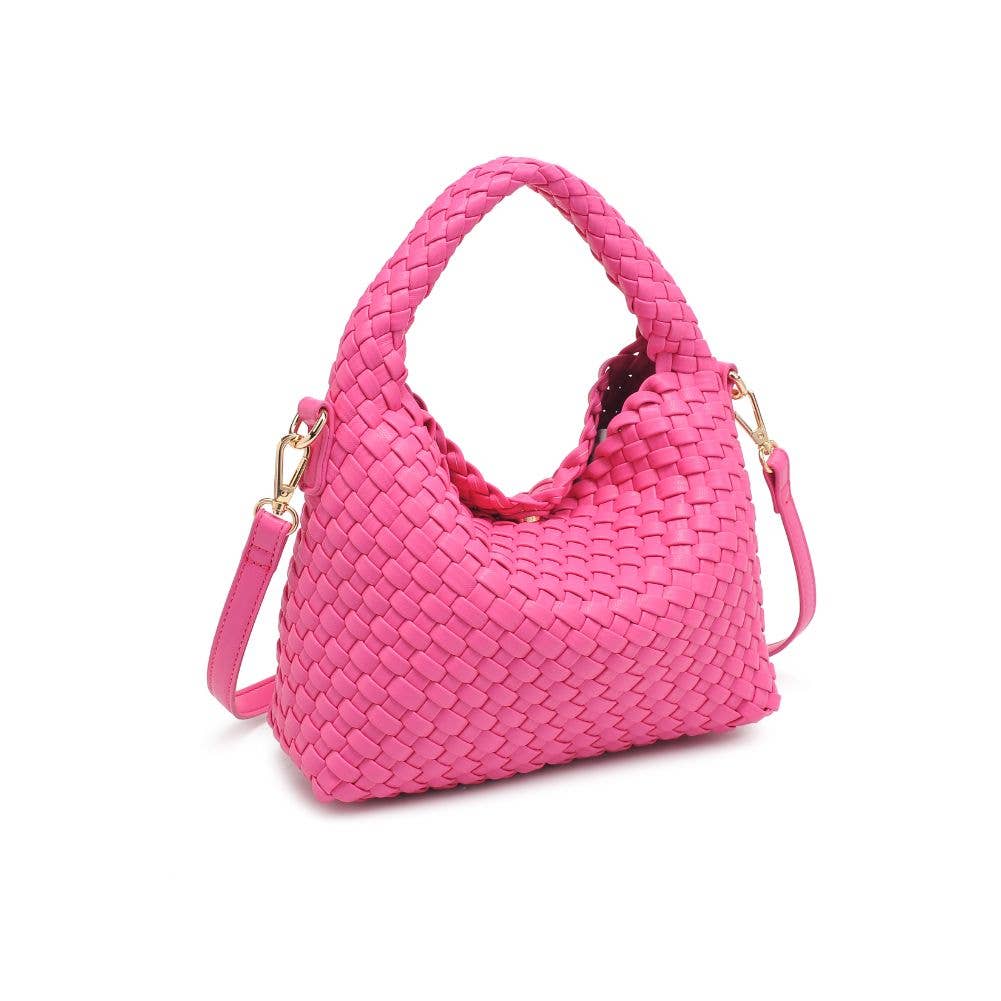 Jessamine Woven Vegan Leather Crossbody