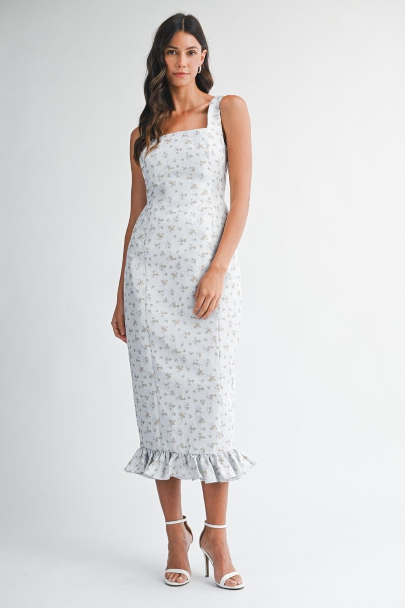 The Skylar Jacquard Midi Dress