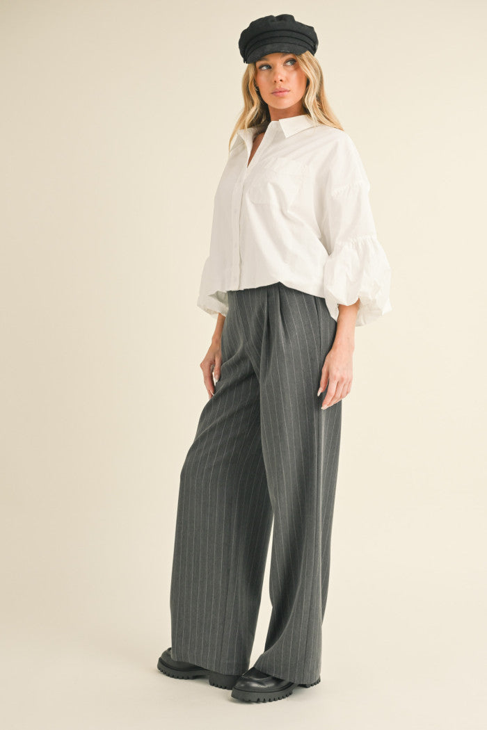 The Bobbie Bubble Hem Top