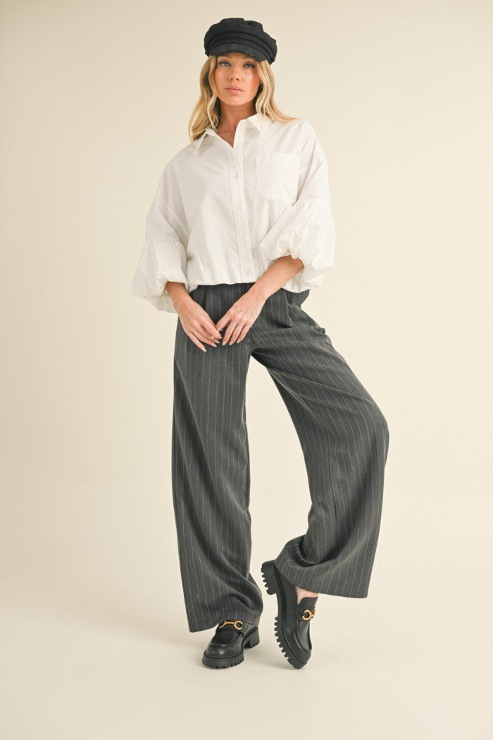 The Bobbie Bubble Hem Top