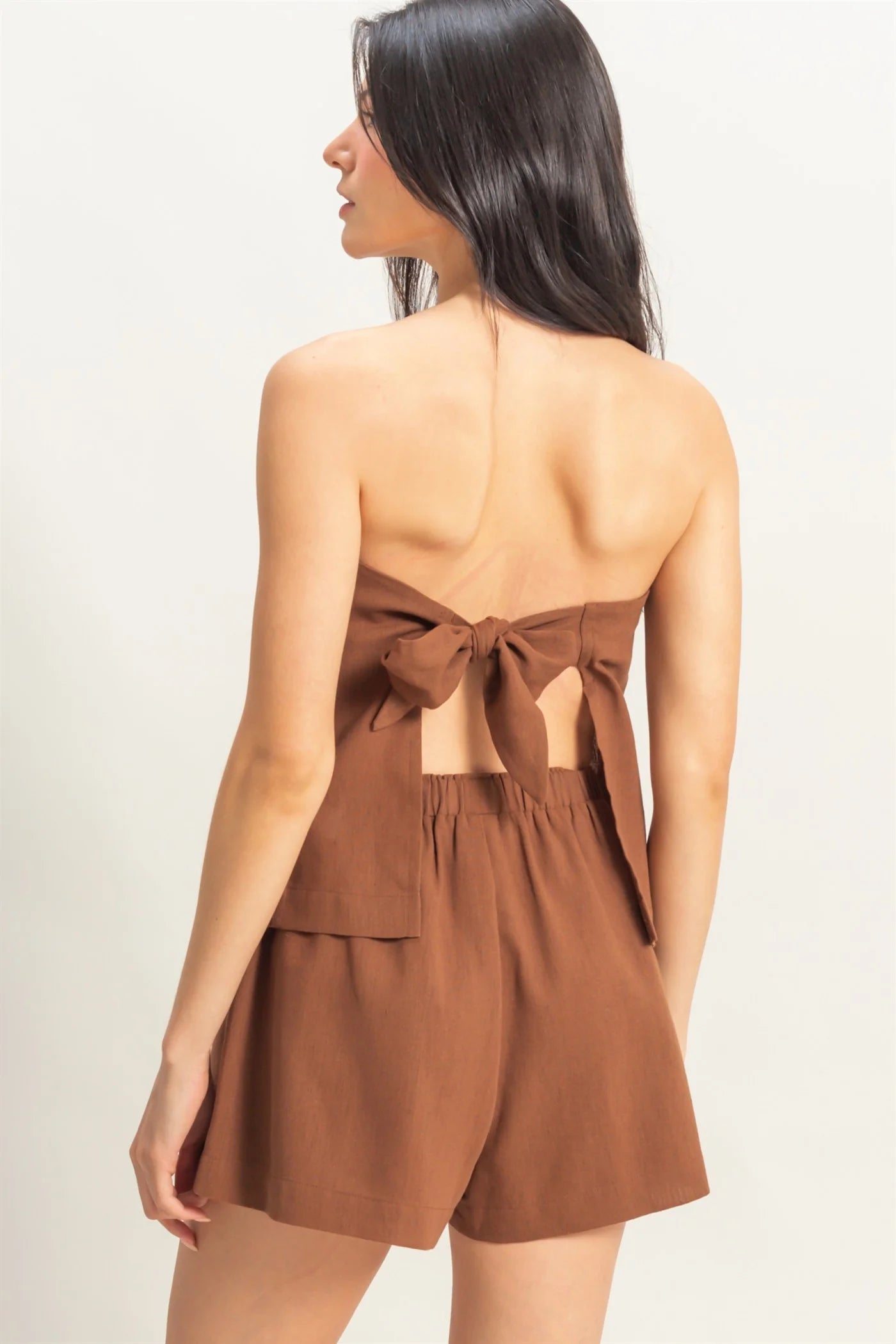 The Sally Sand Washed Top And Shorts Set