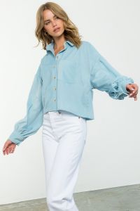The Laramie Corduroy Blouse