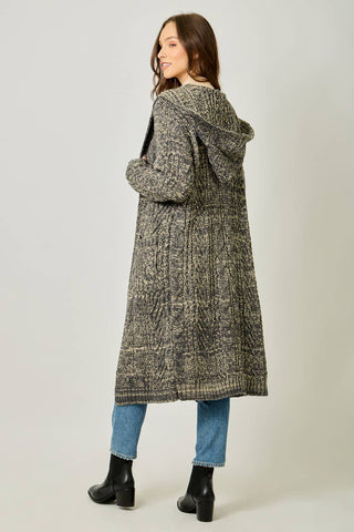 The Sunday Stroll Cable Long Cardigan