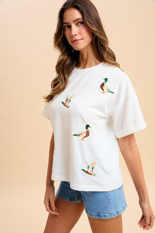 The Duck Embroidered Tee