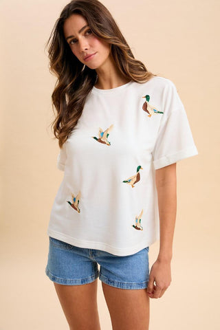 The Duck Embroidered Tee