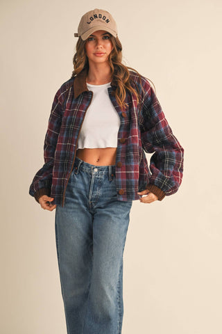 The Crossroads Quilted Plaid Jacket