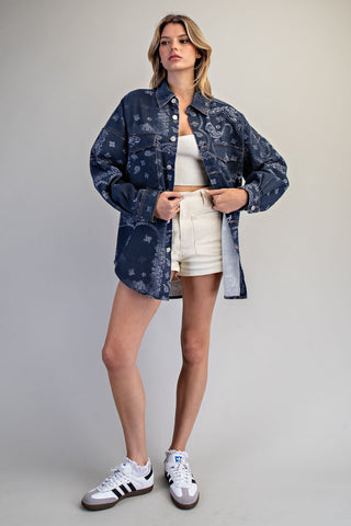 The Mineral Washed Paisley Jacket