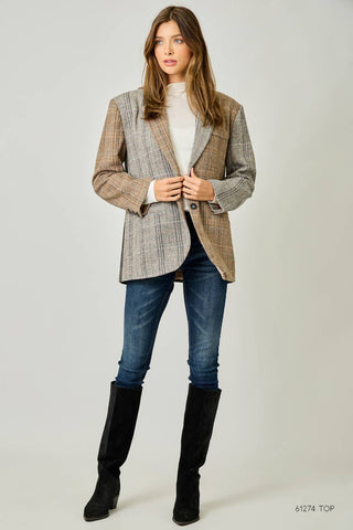 The Wildwood Herringbone Blazer