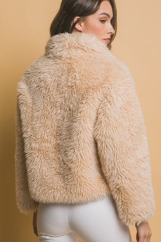 The Molly Faux Fur Coat – Women's Western Fur Jacket