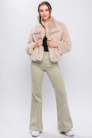 The Molly Faux Fur Coat – Women's Western Fur Jacket