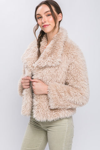 The Molly Faux Fur Coat – Women's Western Fur Jacket