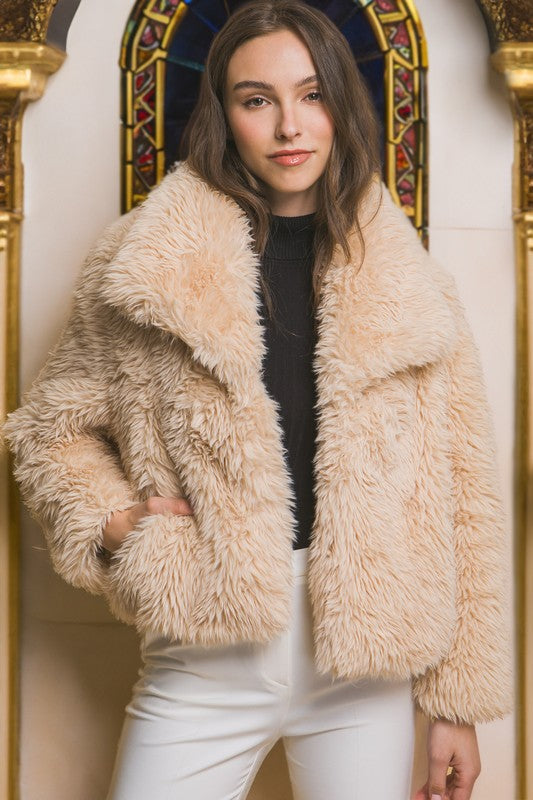 The Molly Faux Fur Coat