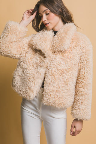 The Molly Faux Fur Coat – Women's Western Fur Jacket