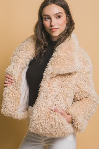 The Molly Faux Fur Coat – Women's Western Fur Jacket
