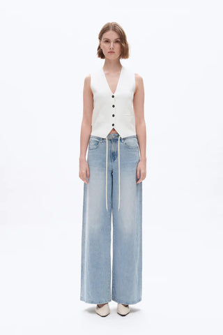 High Rise Drawstring Baggy