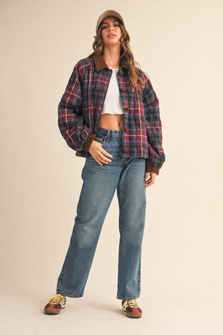 The Crossroads Quilted Plaid Jacket