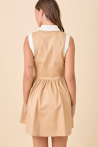 The Jamie Button Down Mini Dress