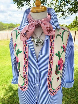 The Zuni Embroidered Bandana