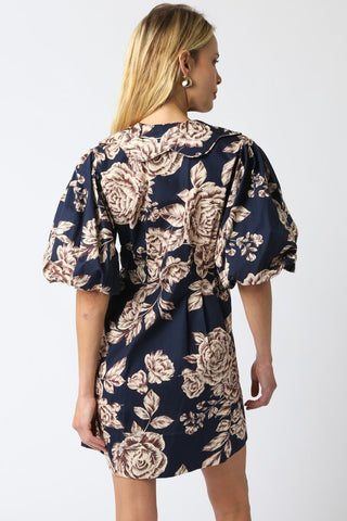 The Shiloh Navy Floral Mini Dress