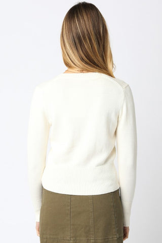 The Cotton-Cashmere Button Cardigan