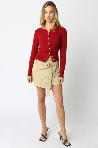 The Cotton-Cashmere Button Cardigan