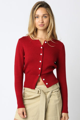 The Cotton-Cashmere Button Cardigan
