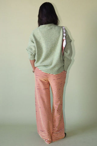 The Reel Catch Trout Sweater Spring Green