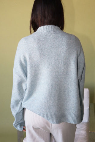 The Reel Catch Trout Sweater Light Blue
