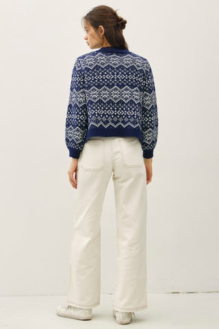 The Nordic Fair Isle Cardigan