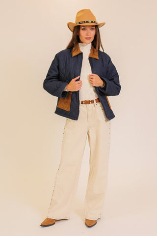 The Sedona Quilted Denim Jacket