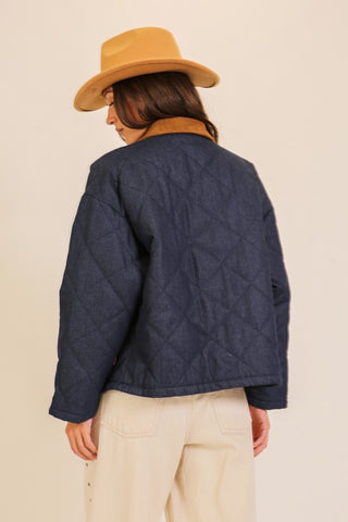 The Sedona Quilted Denim Jacket