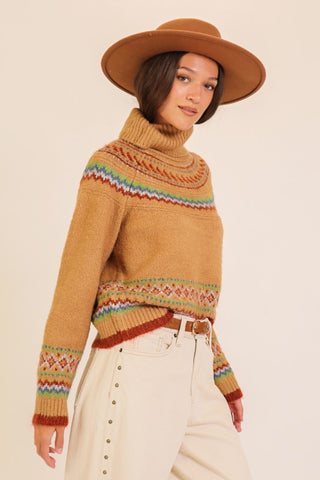 The Fairview Fair Isle Turtleneck