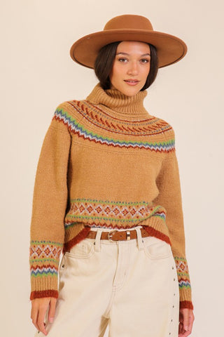 The Fairview Fair Isle Turtleneck