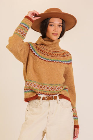 The Fairview Fair Isle Turtleneck