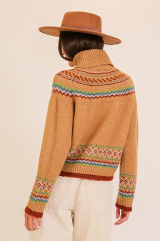 The Fairview Fair Isle Turtleneck