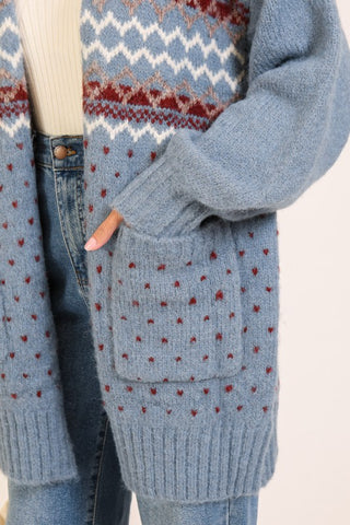 The Blue Ridge Fair Isle Cardigan