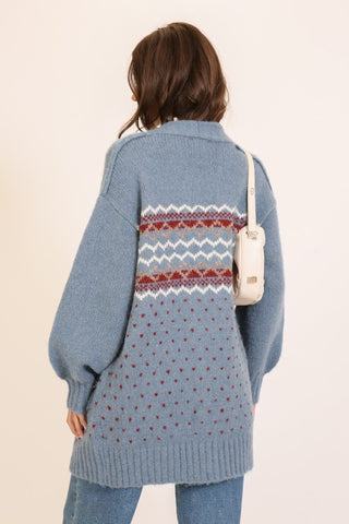 The Blue Ridge Fair Isle Cardigan