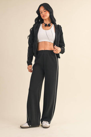 The Chic Zip-Up Hoodie Set