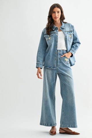 The Palomino Embroidered Denim Jacket