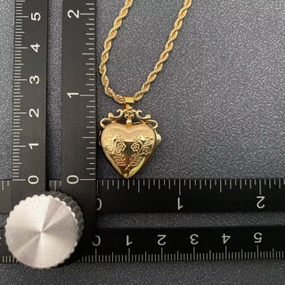 The Floral Heart Locket Necklace
