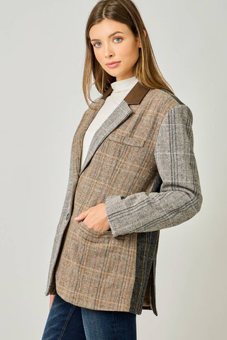 The Wildwood Herringbone Blazer