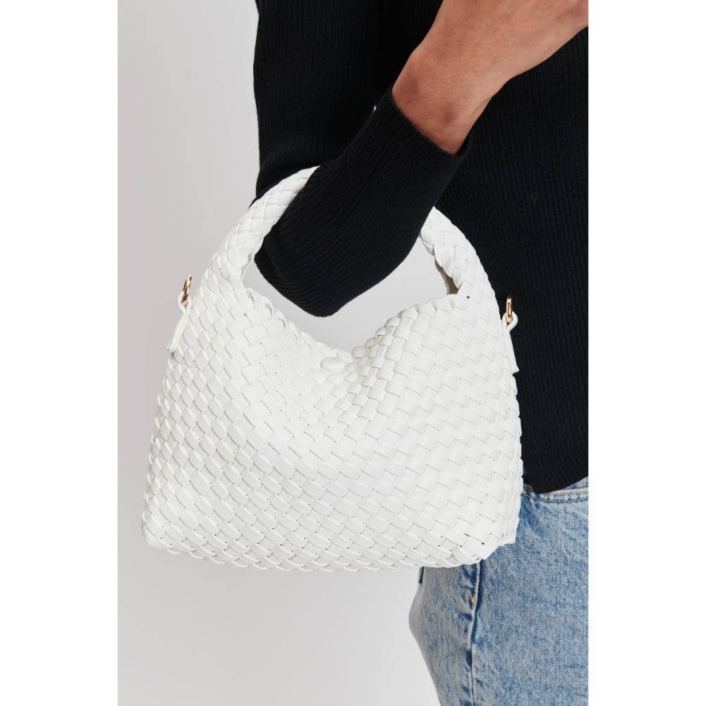 Jessamine Woven Vegan Leather Crossbody