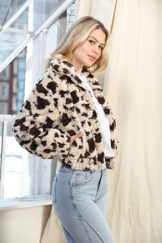 The Wild Hearted Cow Print Jacket