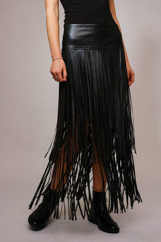 The Statement Fringe Maxi Skirt