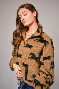 The Wild Mustang Sherpa Jacket