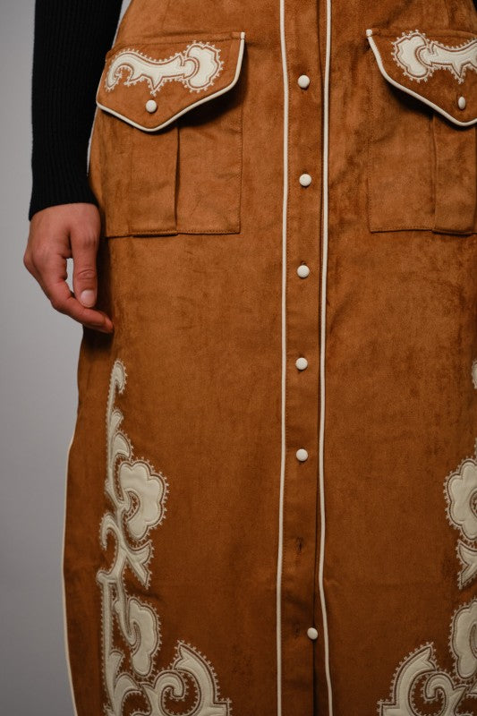 The Reese Embroidered Skirt